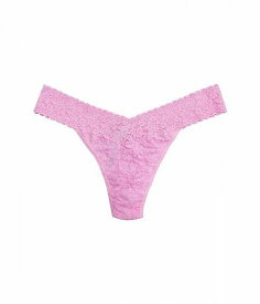 送料無料 ハンキーパンキー Hanky Panky レディース 女性用 ファッション 下着 ショーツ Plus Size Signature Lace Original Rise Thong - Drifting Horizon (Pink)