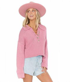 送料無料 ショーミーユアムームー Show Me Your Mumu レディース 女性用 ファッション セーター Crawford Collared Sweater - Pink Knit