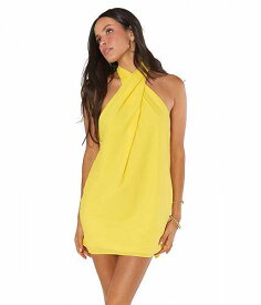 送料無料 ショーミーユアムームー Show Me Your Mumu レディース 女性用 ファッション ドレス Jasmine Halter Mini Dress - Bright Yellow