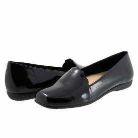 送料無料 トロッターズ Trotters レディース 女性用 シューズ 靴 ローファー ボートシューズ Sage - Black Patent
