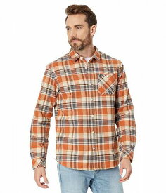 送料無料 オニール O&#039;Neill メンズ 男性用 ファッション ボタンシャツ Winslow Plaid Long Sleeve Flannel Shirt - Adobe 1