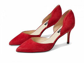 送料無料 ナインウエスト Nine West レディース 女性用 シューズ 靴 ヒール Mence - Red Suede