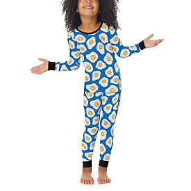 送料無料 ベッドヘッドピージェー Bedhead PJs キッズ 子供用 ファッション 子供服 パジャマ 寝巻き Zappos Print Lab: Sunny Side Up PJ Set (Toddler/Little Kids/Big Kids) - Sunny Side Up