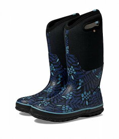 送料無料 ボグス Bogs レディース 女性用 シューズ 靴 ブーツ スノーブーツ Classic Tall - Blue Multi Winterberry