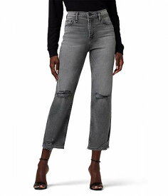 送料無料 ハドソン ジーンズ Hudson Jeans レディース 女性用 ファッション ジーンズ デニム Remi High-Rise Straight Crop in Stone Grey Destructed - Stone Grey Destructed