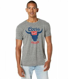 送料無料 オリジナルレトロブランド The Original Retro Brand メンズ 男性用 ファッション Tシャツ Coors Banquet Rodeo Vintage Tri-Blend Short Sleeve Tee - Streaky Grey