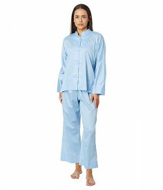 送料無料 ネイトリ Natori レディース 女性用 ファッション パジャマ 寝巻き Cotton Sateen Essentials PJ Set - Bluebell