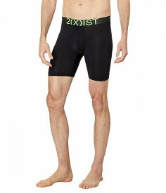 送料無料 ツーバイスト 2(X)IST メンズ 男性用 ファッション 下着 Speed Dri Lightning Boxer Brief 6In - Black Beauty/Jasmine Green