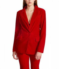 送料無料 スティーブマデン Steve Madden レディース 女性用 ファッション アウター ジャケット コート ブレザー Harlow Blazer - Medium Red