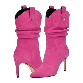 送料無料 ゲス GUESS レディース 女性用 シューズ 靴 ブーツ アンクル ショートブーツ Benisa - Pink Suede