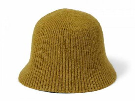 送料無料 Madewell レディース 女性用 ファッション雑貨 小物 帽子 Fuzzy-Knit Bucket Hat - Spiced Olive