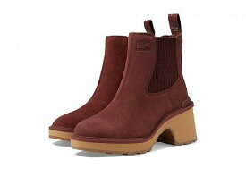 送料無料 ソレル SOREL レディース 女性用 シューズ 靴 ブーツ チェルシーブーツ アンクル Hi-Line(TM) Heel Chelsea - Spice/Tawny Buff