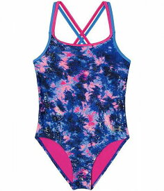 送料無料 アンダーアーマー Under Armour Kids 女の子用 スポーツ・アウトドア用品 キッズ 子供用水着 ワンピース Multi Dye One-Piece Swimsuit (Little Kid) - Photon Blue