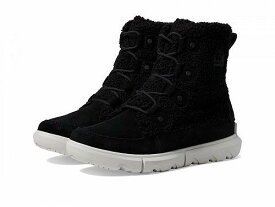 送料無料 ソレル SOREL レディース 女性用 シューズ 靴 ブーツ レースアップ 編み上げ Explorer Next(TM) Joan Cozy - Black/Moonstone