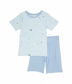 送料無料 スプレンデッド Splendid Littles 男の子用 ファッション 子供服 セット Splatter Tee &amp; Shorts Set (Toddler/Little Kids/Big Kids) - Powder Blue