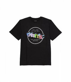 送料無料 バンズ Vans Kids 男の子用 ファッション 子供服 Tシャツ Digital Flash Short Sleeve (Big Kids) - Black