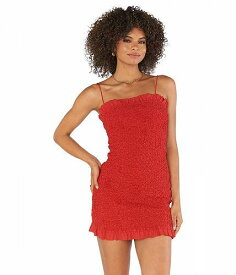 送料無料 ショーミーユアムームー Show Me Your Mumu レディース 女性用 ファッション ドレス Be Mine Mini Dress - Red Texture Stretch