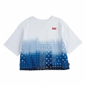送料無料 リーバイス Levi&#039;s(R) Kids 女の子用 ファッション 子供服 Tシャツ Short Sleeve High-Rise Tee (Little Kids) - White