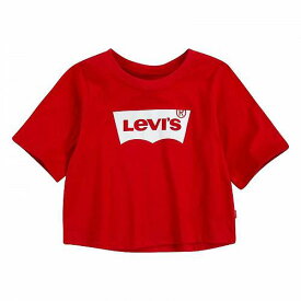 送料無料 リーバイス Levi&#039;s(R) Kids 女の子用 ファッション 子供服 Tシャツ Boxy T-Shirt (Big Kids) - Super Red