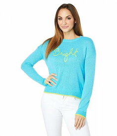 送料無料 リリーピューリッツァー Lilly Pulitzer レディース 女性用 ファッション セーター Charlton Sweater - Turquoise Oasis Bright Chainstitch