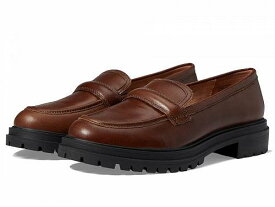 送料無料 Madewell レディース 女性用 シューズ 靴 ローファー ボートシューズ The Bradley Lugsole Loafer in Leather - Stable