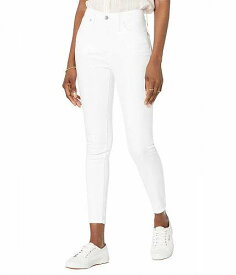 送料無料 Madewell レディース 女性用 ファッション ジーンズ デニム 9&quot; Mid-Rise Crop Jeans in Pure White - Pure White