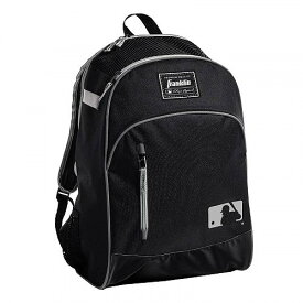 Franklin Sports MLB Batpack Bag ユース用 Baseball Softball and Teeball Bag Black/Gray 野球リュック　バックパック　鞄【送料無料】【代引不可】【あす楽不可】