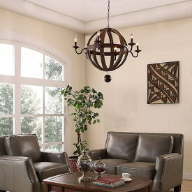 Generic ジェネリック Modway Catapult Pendant Chandelier with Six Bulbs in アンティーク Brass おしゃれ　シャンデリア【送料無料】【代引不可】【あす楽不可】