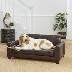 Enchanted Home Pet Ludlow Dog Sofa Bed Brown 42　ペット　ベッド・ソファー
