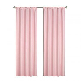Your Zone キッズ 子供 Solid Sparkle Room Darkening Curtains Single Panel Pink 子供部屋　カーテン　【送料無料】【代引不可】【あす楽不可】