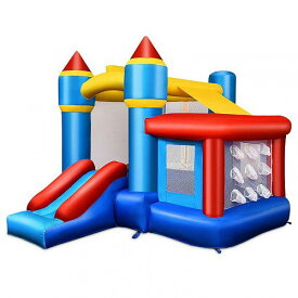 Gymax Inflatable キッズ 子供 Bounce House Castle Bouncer Slide Without Blower 大型遊具　バウンス ハウス トランポリン 【送料無料】【代引不可】【あす楽不可】