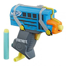 Nerf Fortnite Micro Battle Bus MicroShots Dart-Firing Toy Blaster and 2 Official Elite Darts フォートナイト【送料無料】【代引不可】【あす楽不可】