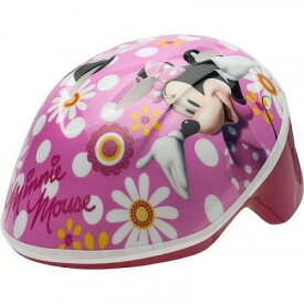 Disney ディズニー Bell Minnie Mouse Bike ヘルメット Toddler 3+ (48-52cm) Pink Flowers 子供用　ヘルメット【送料無料】【代引不可】【あす楽不可】