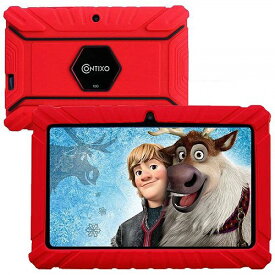 Contixo キッズ 子供 Learning Tablet V8-2 Android 8.1 tooth WiFi Camera for Children Infant Toddlers キッズ 子供 16GB Parental Control Red 知育おもちゃ　英会話　英語【送料無料】【代引不可】【あす楽不可】