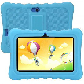 Tagital T7K Plus 7 Android キッズ 子供 Tablet WiFi Camera for Children Infants Toddlers キッズ 子供 Parental Control with Kickoff Stand ケース Blue 知育おもちゃ　英会話　英語【送料無料】【代引不可】【あす楽不可】