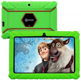 Contixo キッズ 子供 Learning Tablet V8-2 Android 8.1 tooth WiFi Camera for Children Infant Toddlers キッズ 子供 16GB Parental Control Green 知育おもちゃ　英会話　英語【送料無料】【代引不可】【あす楽不可】