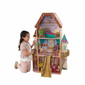 KidKraft キッズクラフト Disney プリンセス Belle Enchanted Dollhouse By with 13 Accessories Included 大型　ドールハウス・ごっこ遊び【送料無料】【代引不可】【あす楽不可】