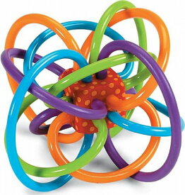 Manhattan Toy Winkel Rattle and Sensory Teether Toy 知育玩具　英会話　英語 【送料無料】【代引不可】【あす楽不可】