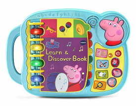 VTech Peppa Pig Learn and Discover Book Great Gift for キッズ 子供 知育玩具　英会話　英語 【送料無料】【代引不可】【あす楽不可】