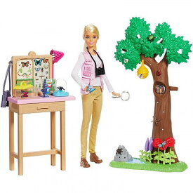 Barbie National Geographic Entomologist Doll and Themed Playset バービーグッズ　人形・グッズ【送料無料】【代引不可】【あす楽不可】
