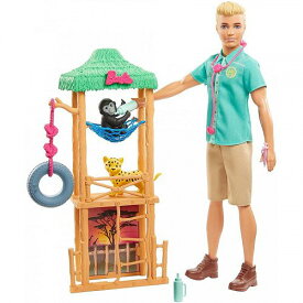 Barbie Ken Wildlife Vet Playset With Doll And Accessories バービーグッズ　人形・グッズ【送料無料】【代引不可】【あす楽不可】