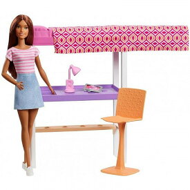 Barbie Doll & Furniture Set Loft Bed With Transforming Bunk Beds バービーグッズ　人形・グッズ【送料無料】【代引不可】【あす楽不可】