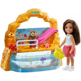 Barbie Club Chelsea Doll and Aquarium Playset 6-Inch Brunette With Accessories バービーグッズ　人形・グッズ【送料無料】【代引不可】【あす楽不可】