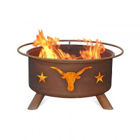 Patina Products Texas Longhorn Steel Wood Burning Fire pit 焚火台・ファイヤーピット 【送料無料】【代引不可】【あす楽不可】
