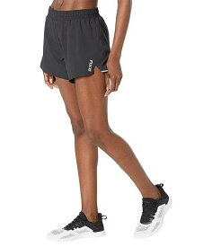送料無料 ツータイムズユー 2XU レディース 女性用 ファッション ショートパンツ 短パン Aero 5&quot; Run Shorts - Black/Silver Reflective