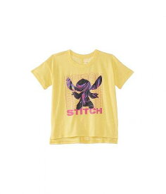 送料無料 Chaser Kids 女の子用 ファッション 子供服 Tシャツ Stitch - Space Age Tee (Little Kids/Big Kids) - Cream Gold
