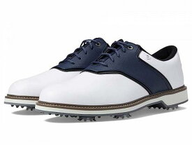 送料無料 フットジョイ FootJoy メンズ 男性用 シューズ 靴 スニーカー 運動靴 FJ Originals Golf Shoes - White/Navy