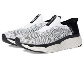 送料無料 スケッチャーズ SKECHERS メンズ 男性用 シューズ 靴 スニーカー 運動靴 Max Cushioning Elite Advantageous Hands Free Slip-Ins - White/Black