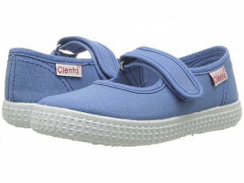 送料無料 シエンタ Cienta Kids Shoes 女の子用 キッズシューズ 子供靴 フラット 56000 (Infant/Toddler/Little Kid/Big Kid) - Washed Denim