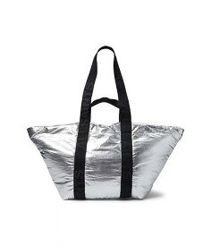 送料無料 AllSaints レディース 女性用 バッグ 鞄 トートバッグ バックパック リュック Esme Nylon East/West Tote - Silver
